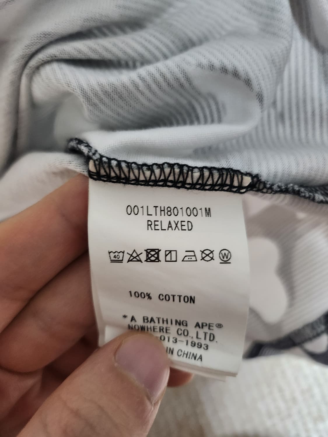 베이프 롱슬리브 티셔츠 상품이미지4