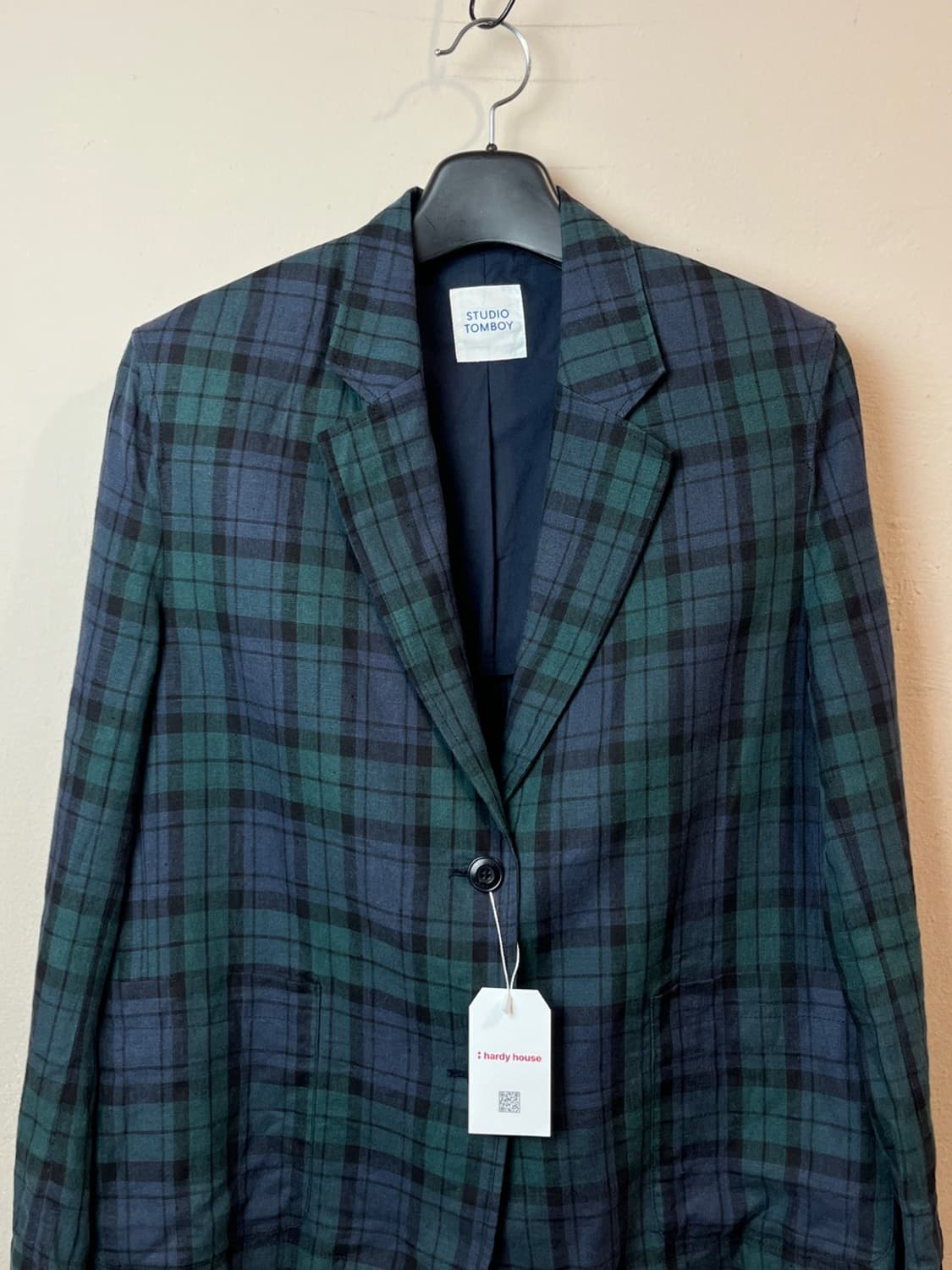 스튜디오 톰보이 타탄 체크 블레이저 상품이미지2
