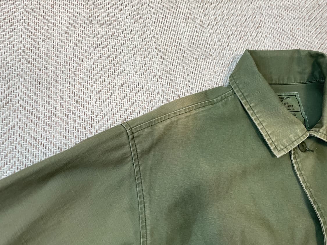 백넘버 썬 페이딩 밀리터리 자켓 상품이미지7