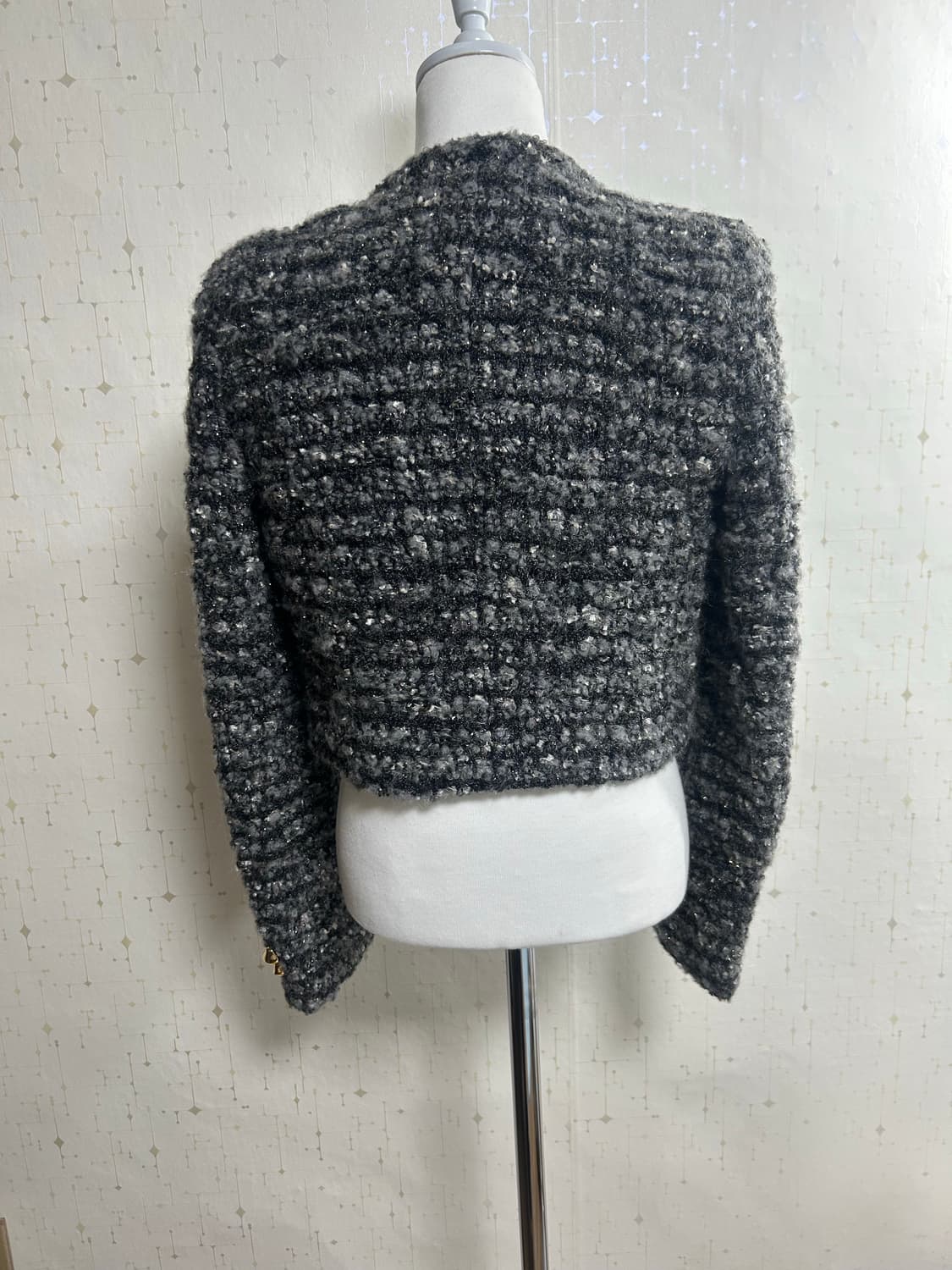 한섬) 타임 트위드 자켓 다크그레이 상품이미지2