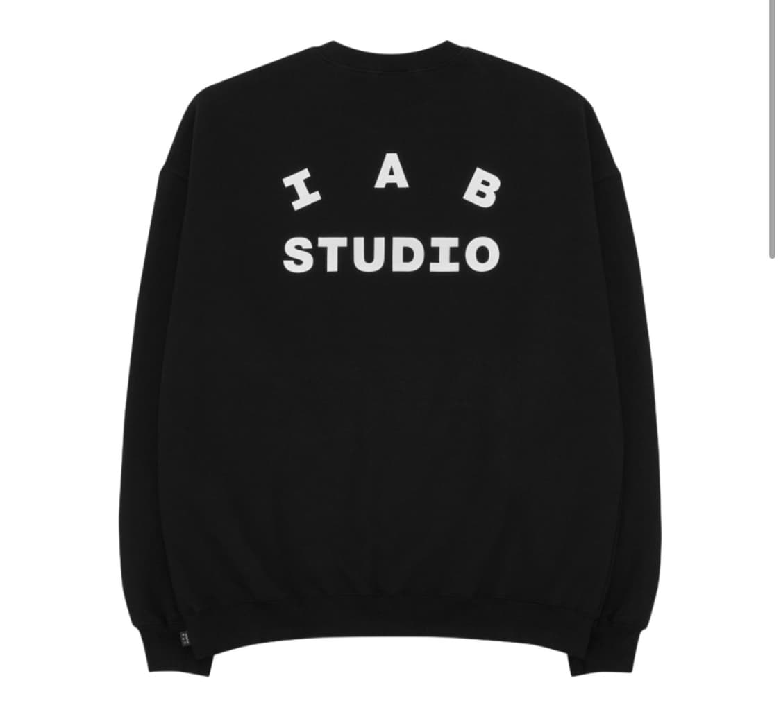아이앱스튜디오 스웨트셔츠 블랙 19FW 상품이미지1