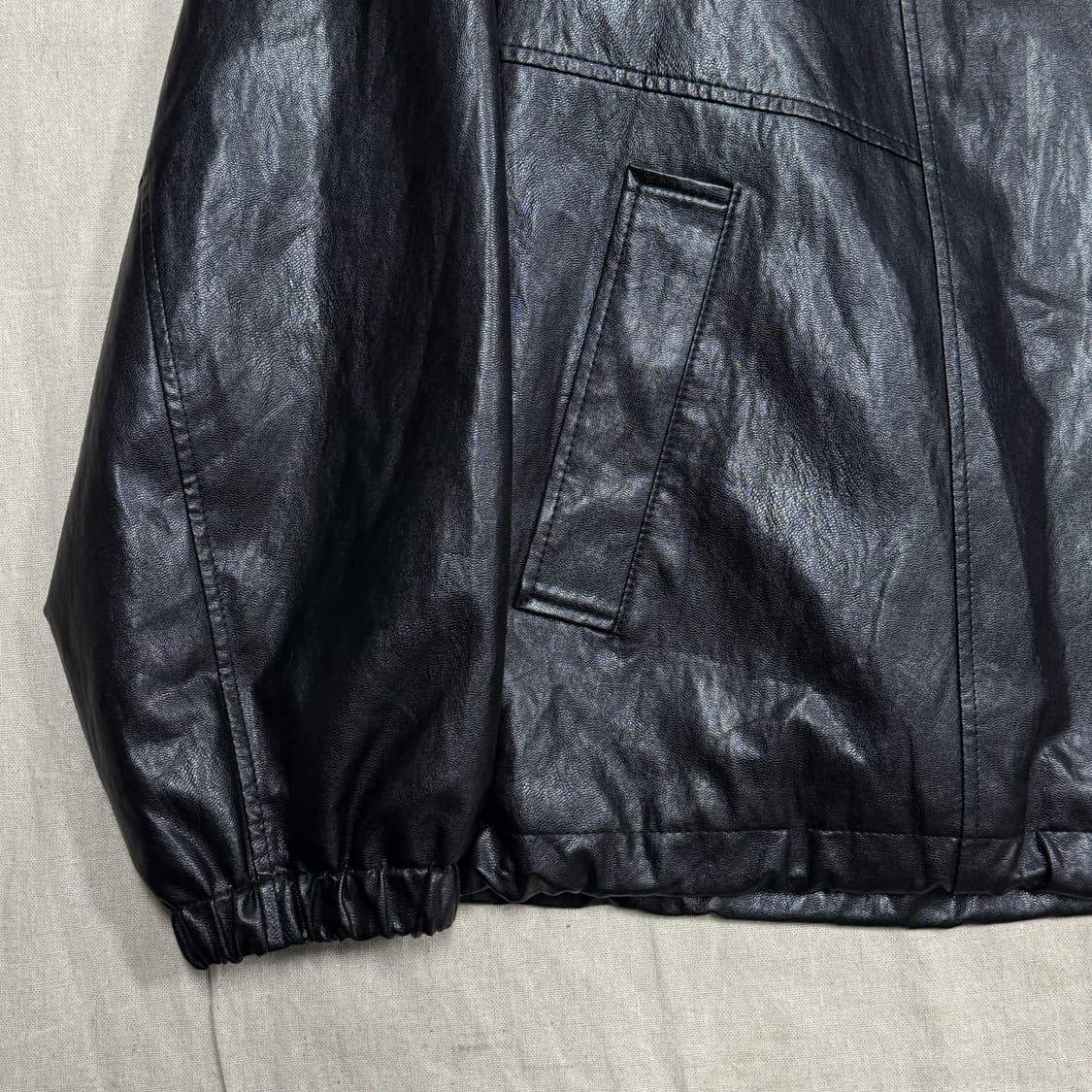 던스트 투웨이 인조가죽 레더자켓 XL 상품이미지3