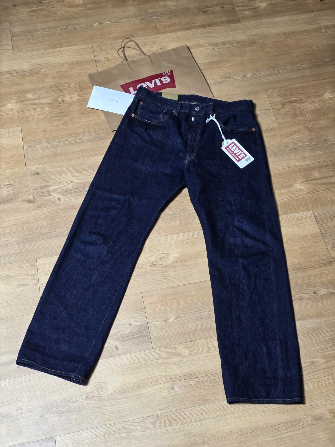 (신품급)리바이스 LVC 1955 501XX 진 RINSE W34 L32 상품이미지1