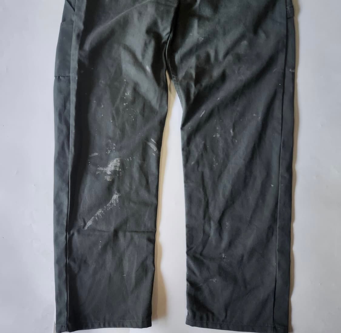 DICKIES WORKWEAR JUMPSUIT 디키즈 페인팅 오염 카키  상품이미지6