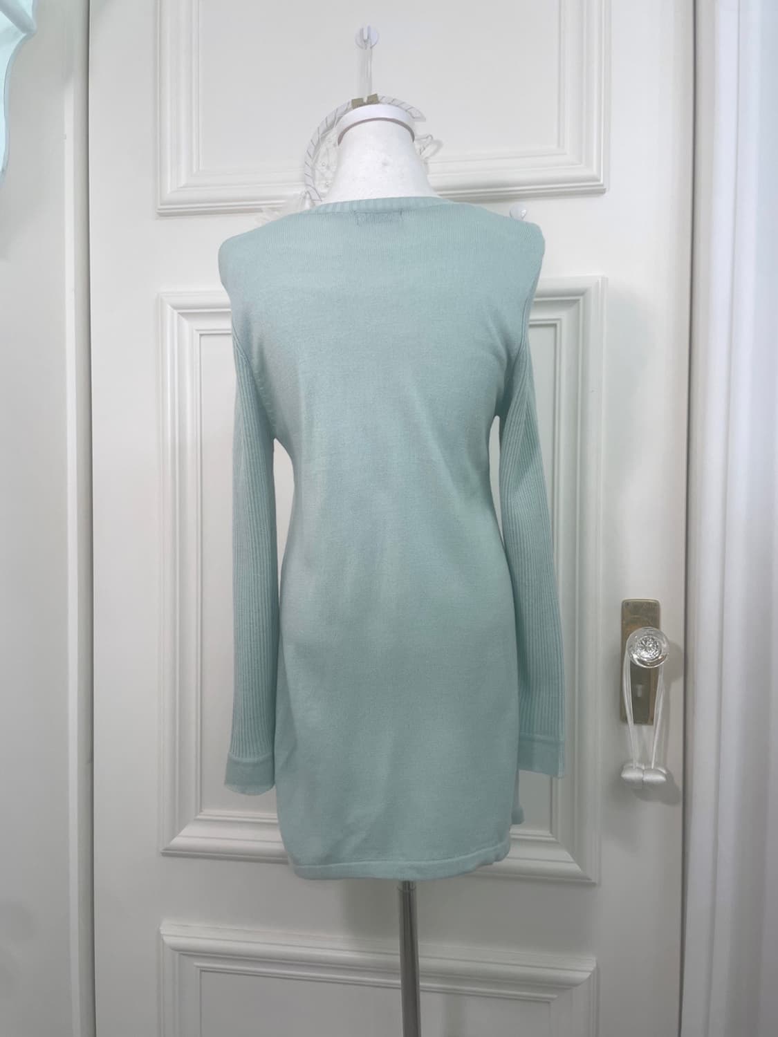 basic mint rib point mini knit opc 상품이미지3
