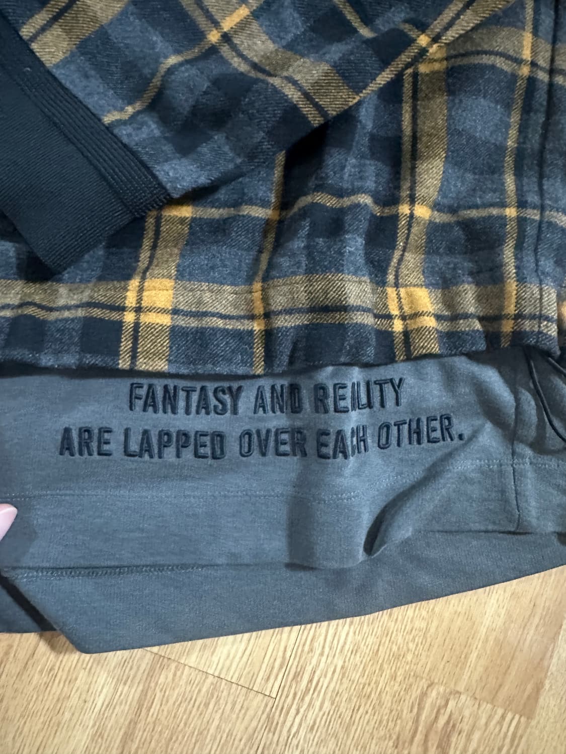 (50) 준지 플란넬 레이어드 맨투맨 상품이미지3