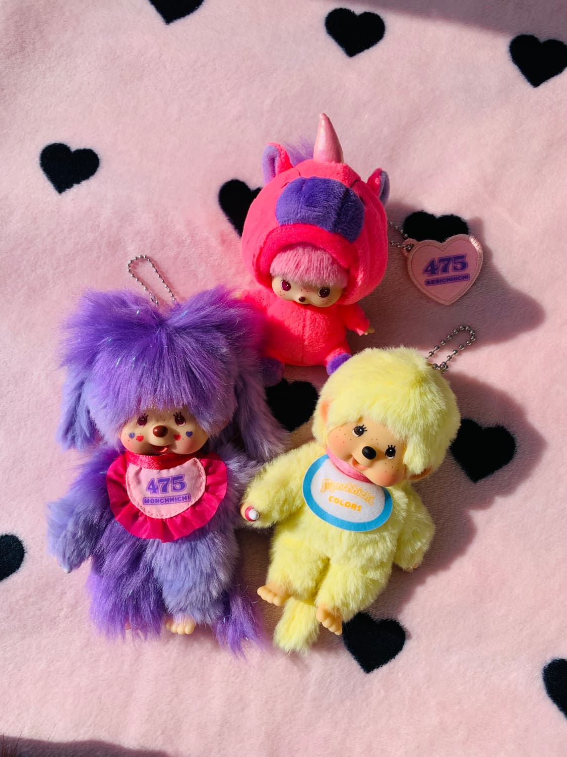 몬치치 키링세트💜🩷💛 상품이미지1