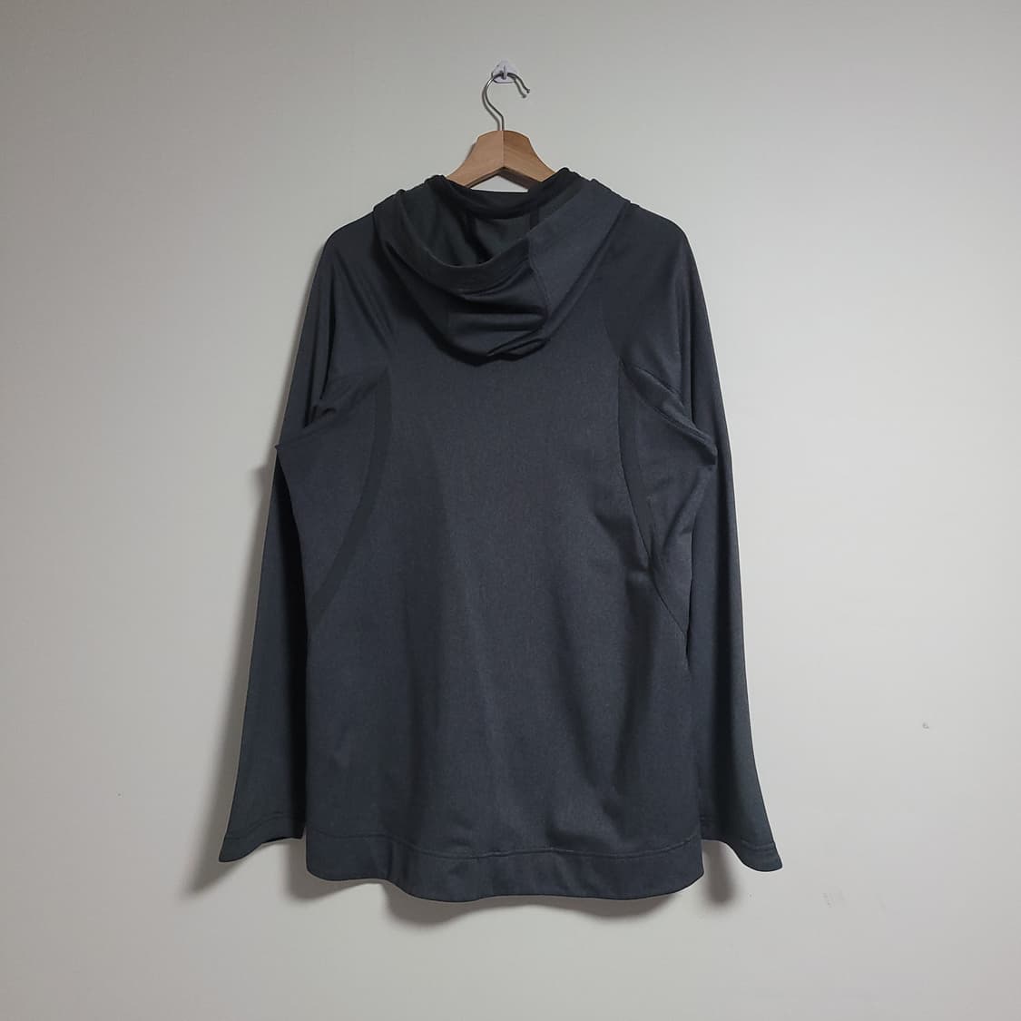 (XL) NIKE 나이키 드라이핏 후드 집업 다크그레이 러닝 상품이미지6