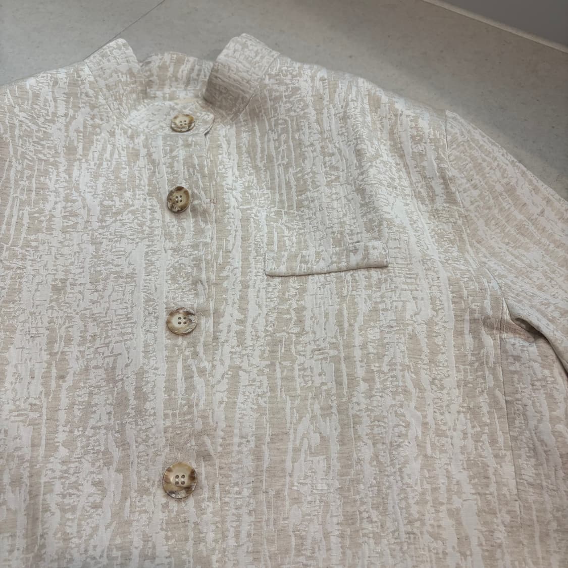 China collar blazer (ivory) 상품이미지3