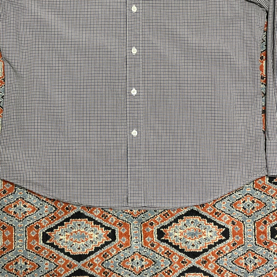 빈폴 브라운 체크 긴팔셔츠 남성105 상품이미지3