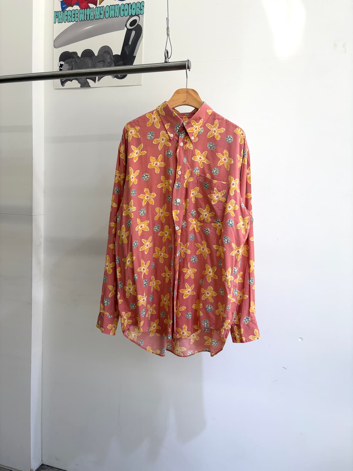 빈티지 VALENTINO 플로랄 프린팅 셔츠  상품이미지1