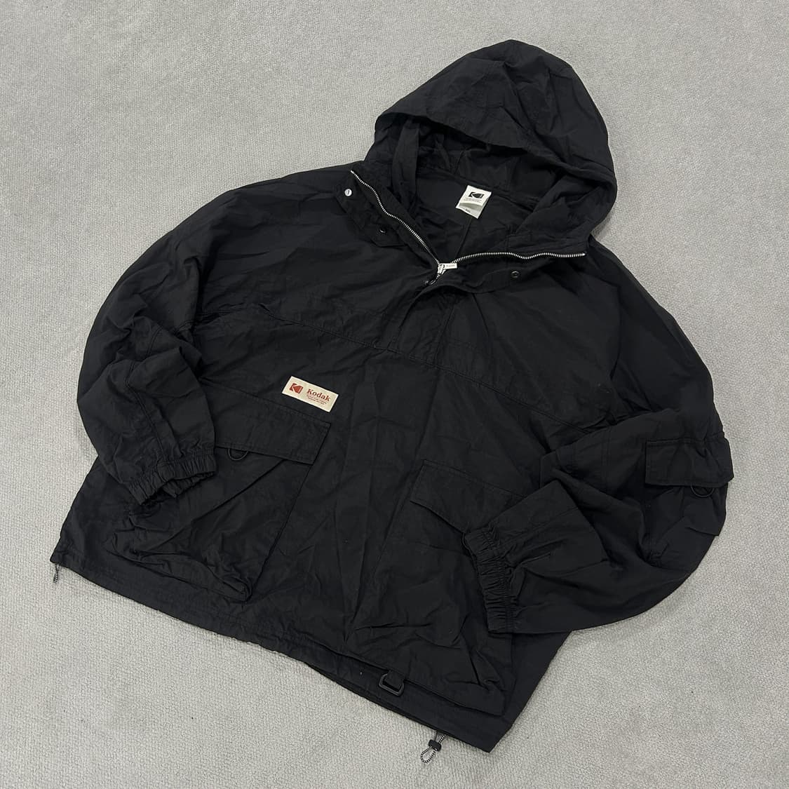 코닥 블랙 아노락 후드 자켓 2XL 상품이미지1