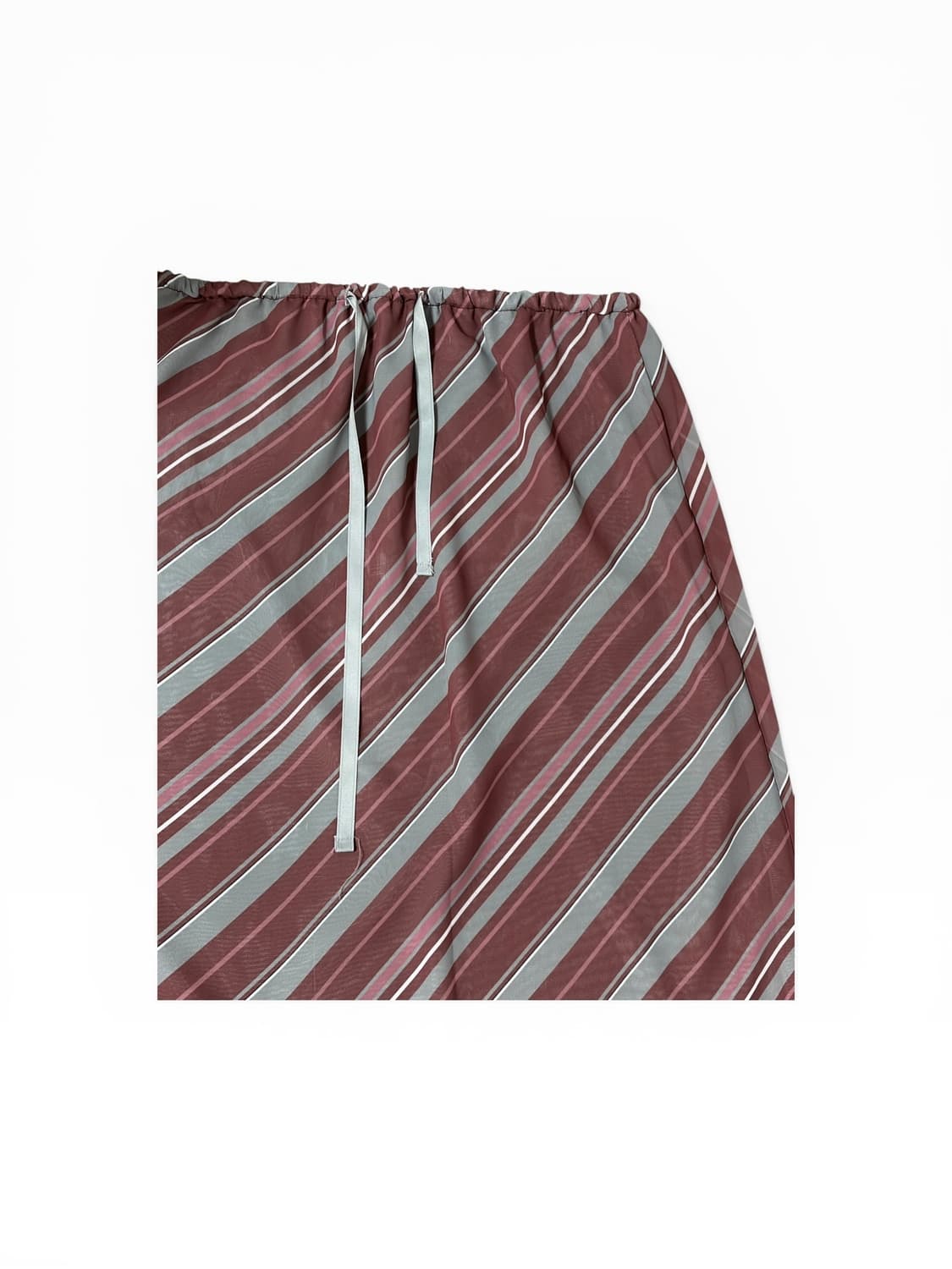 사선 스트라이프 미디 스커트 상품이미지2