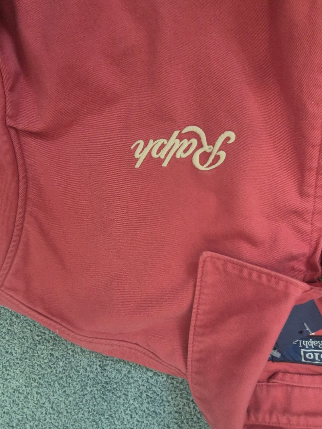 폴로 빅자켓 다홍색 s 상품이미지3