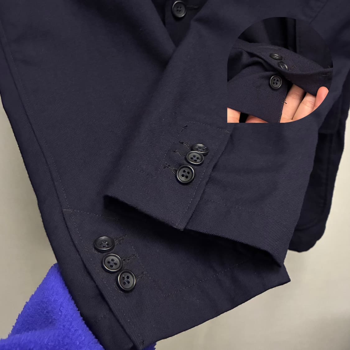 (L/105)엔지니어드 가먼츠 울 유니폼 서지 로이터자켓 블레이저 상품이미지4