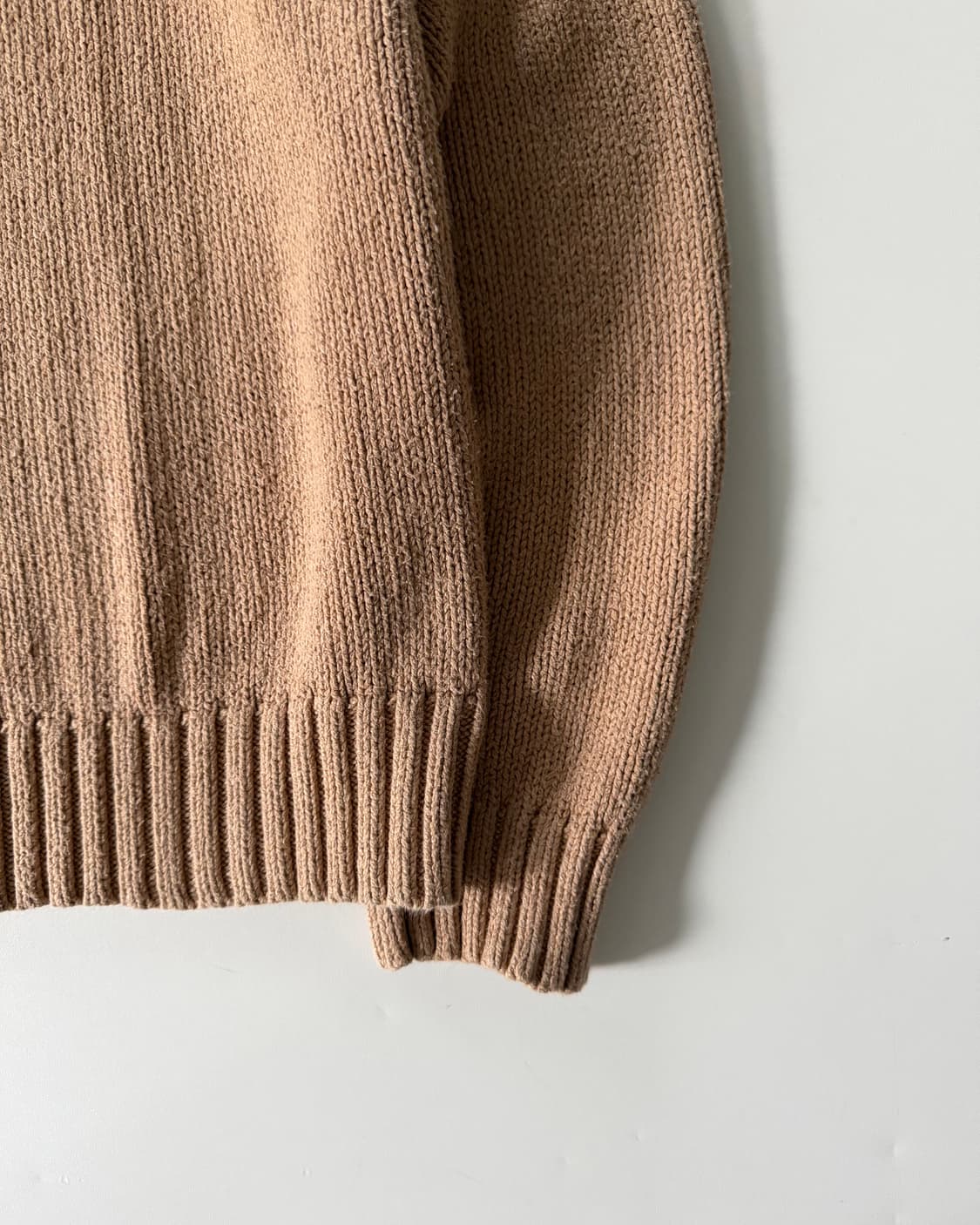 Polo 폴로 랄프로렌 베이지 컬러 하프집업 니트 상품이미지7