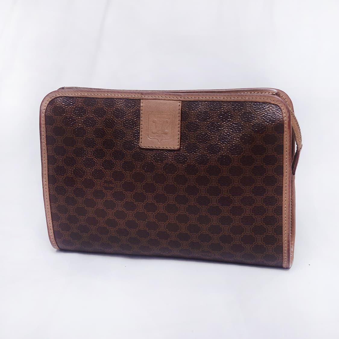 셀린느 (CELINE) 클래식 올드 마카담 지퍼 원포켓 파우치.클러치백 상품이미지1