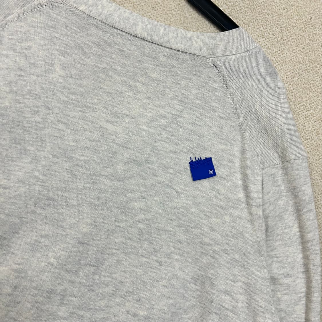 (A2) 아더에러 22SS 트윈하트 로고 가디건 오트밀 상품이미지8