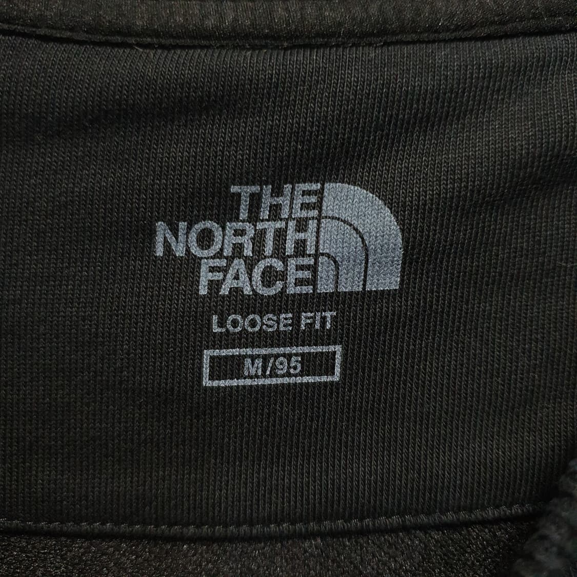 노스페이스 루즈핏 블랙  맨투맨 티셔츠  상품이미지4
