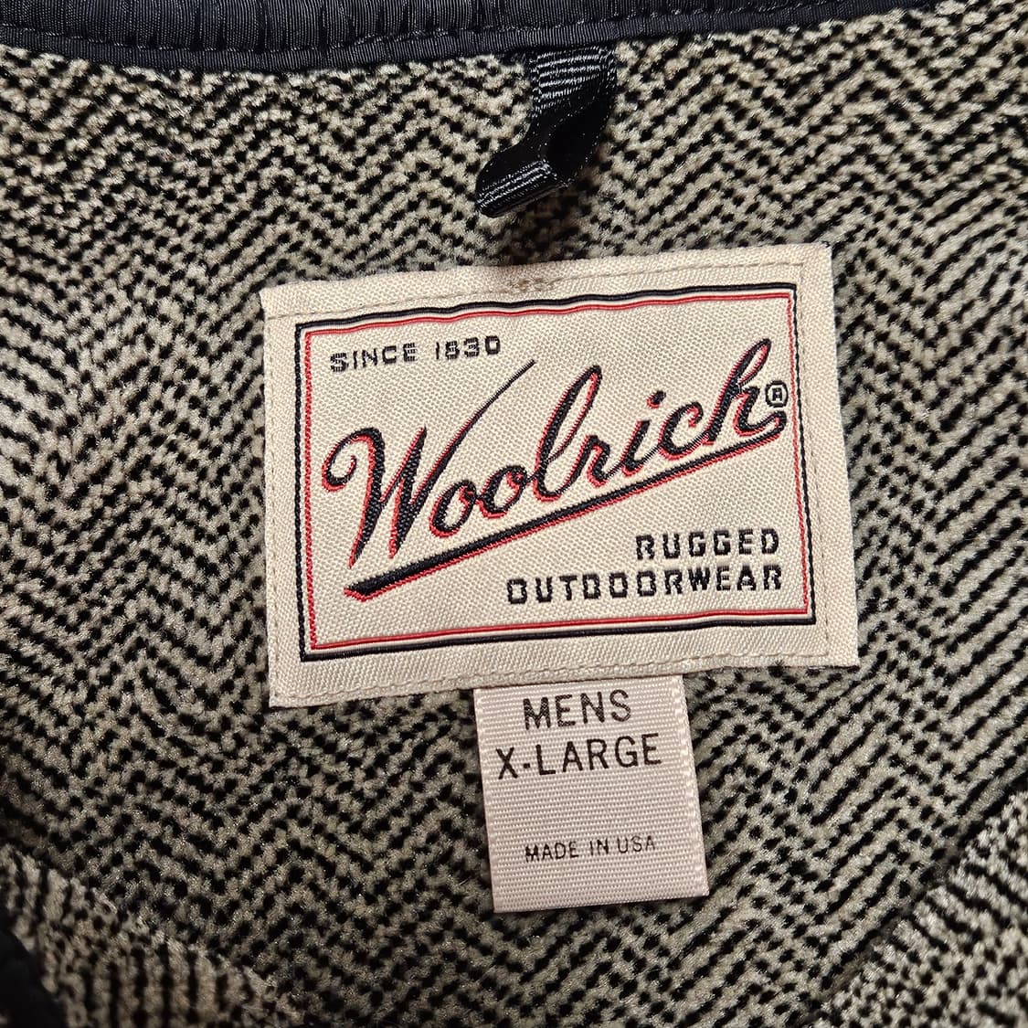 90s 울리치 헤링본 플리스 스냅티 상품이미지4