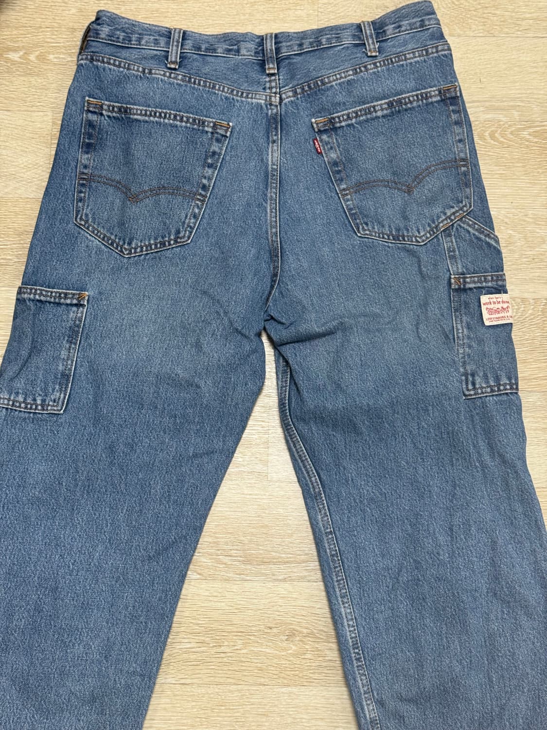 리바이스 568 루즈스트레이트더블니 33사이즈 상품이미지2