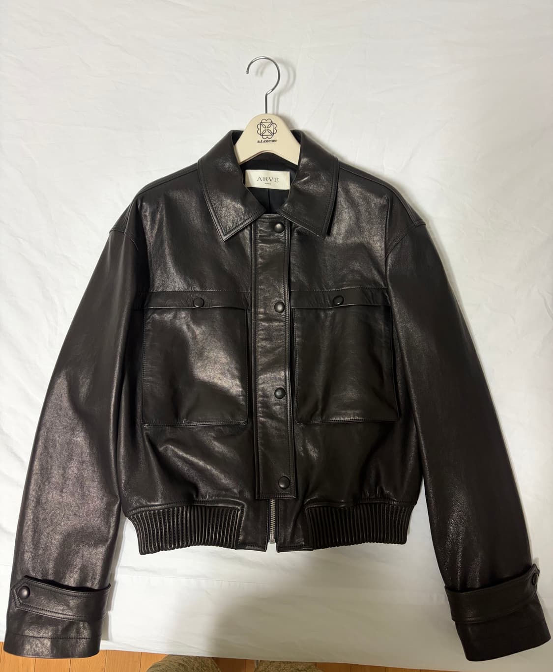 램스킨 가죽블루종점퍼 상품이미지1