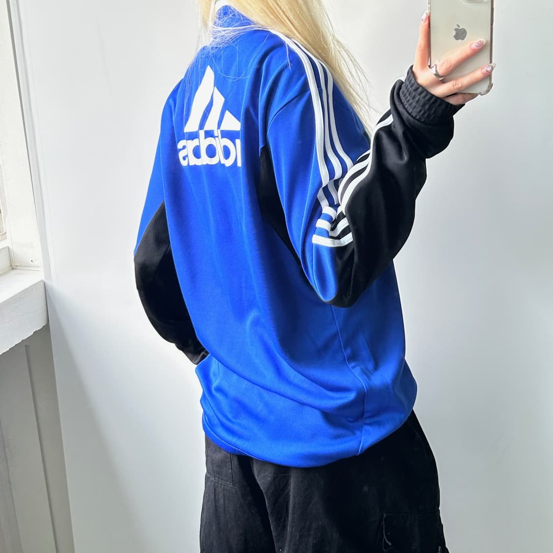 아디다스 삼선 백로고 배색 쉘탑 상품이미지2