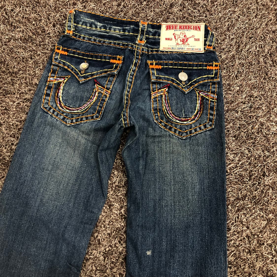 트루릴리전 빌리 슈퍼 티 워싱 데님 팬츠 상품이미지3