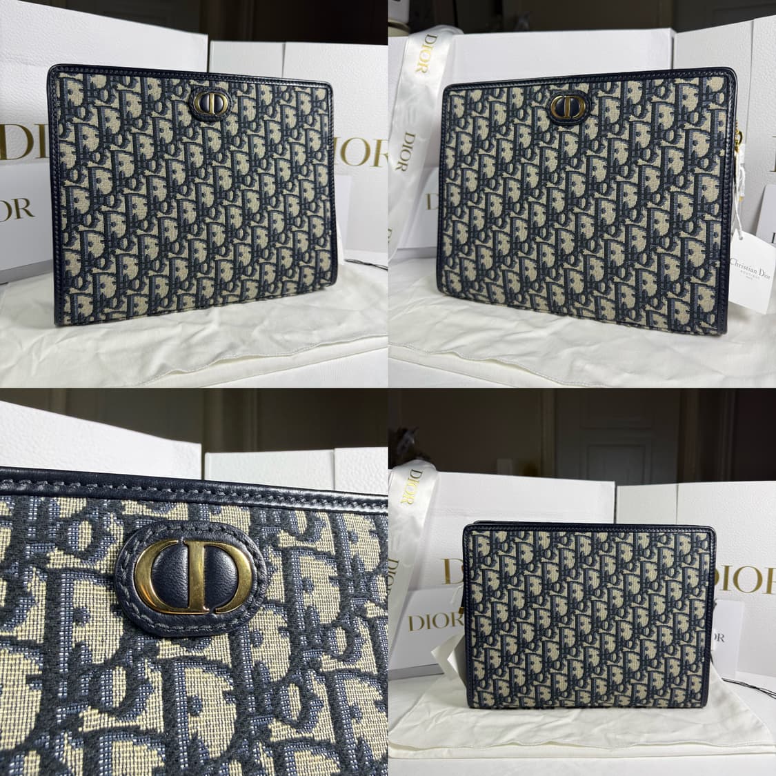 디올 오블리크 자카드 30 몽테인 파우치 클러치백 상품이미지2