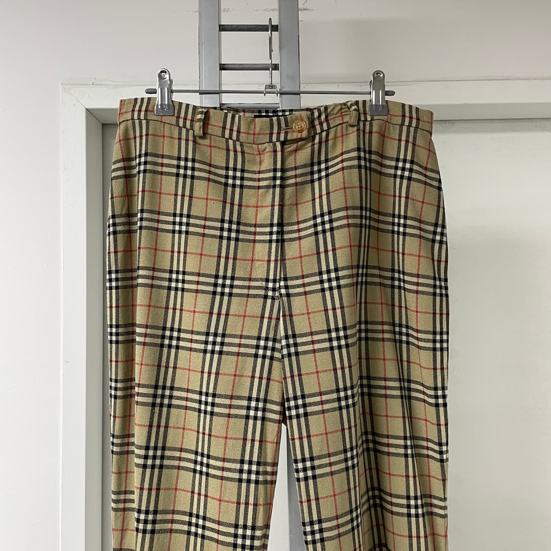 버버리 노바 체크 팬츠 베이지 12(W) 상품이미지2