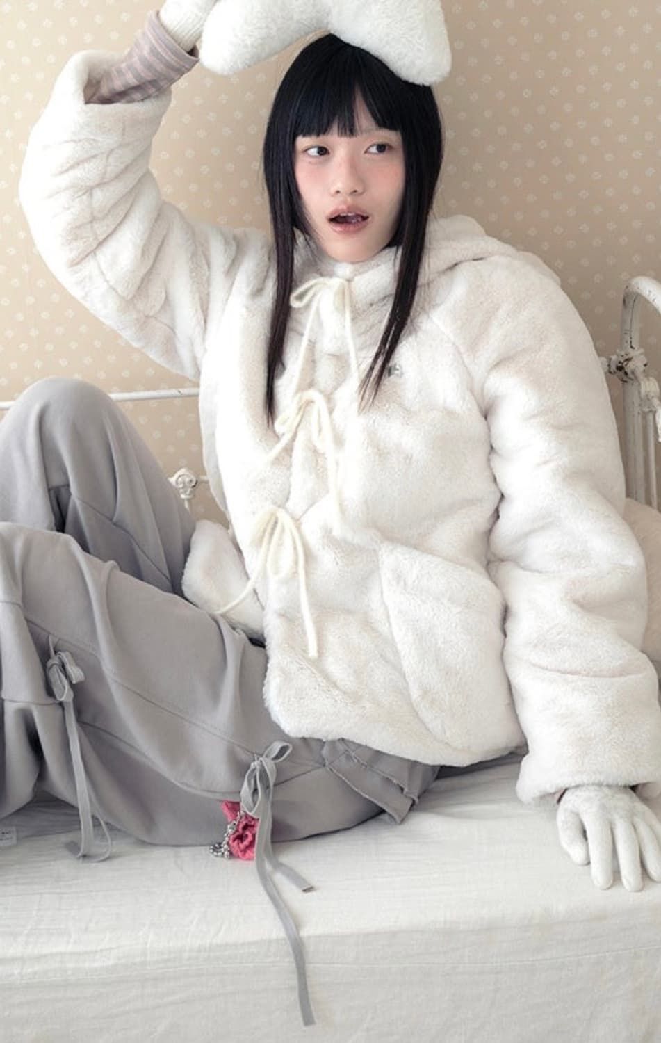 허그유어스킨 테디 퍼 자켓 상품이미지2