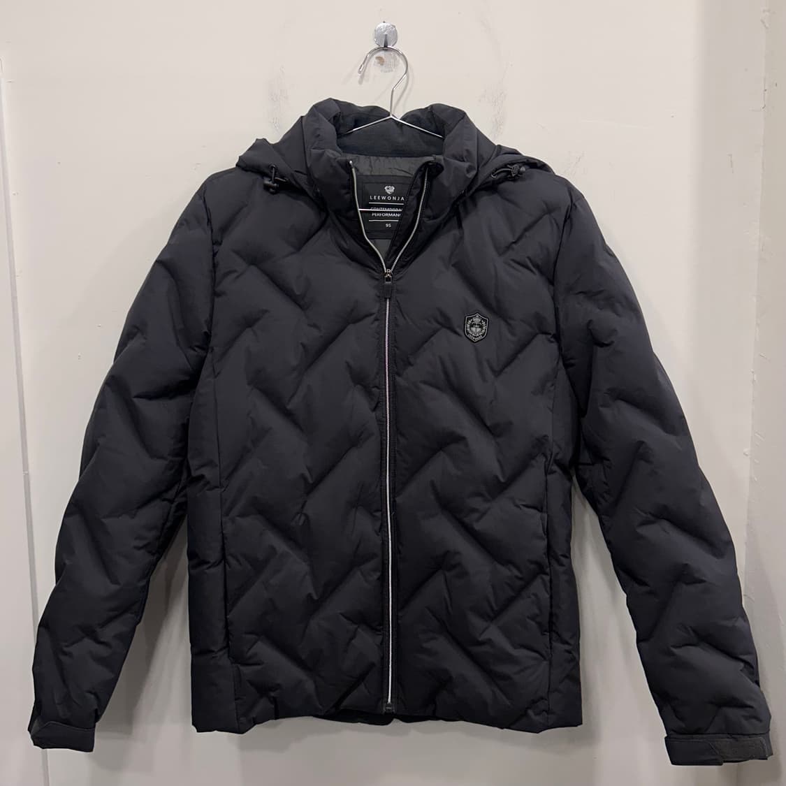 이원재 골프웨어 퀼티드 무광 후드 패딩 상품이미지2