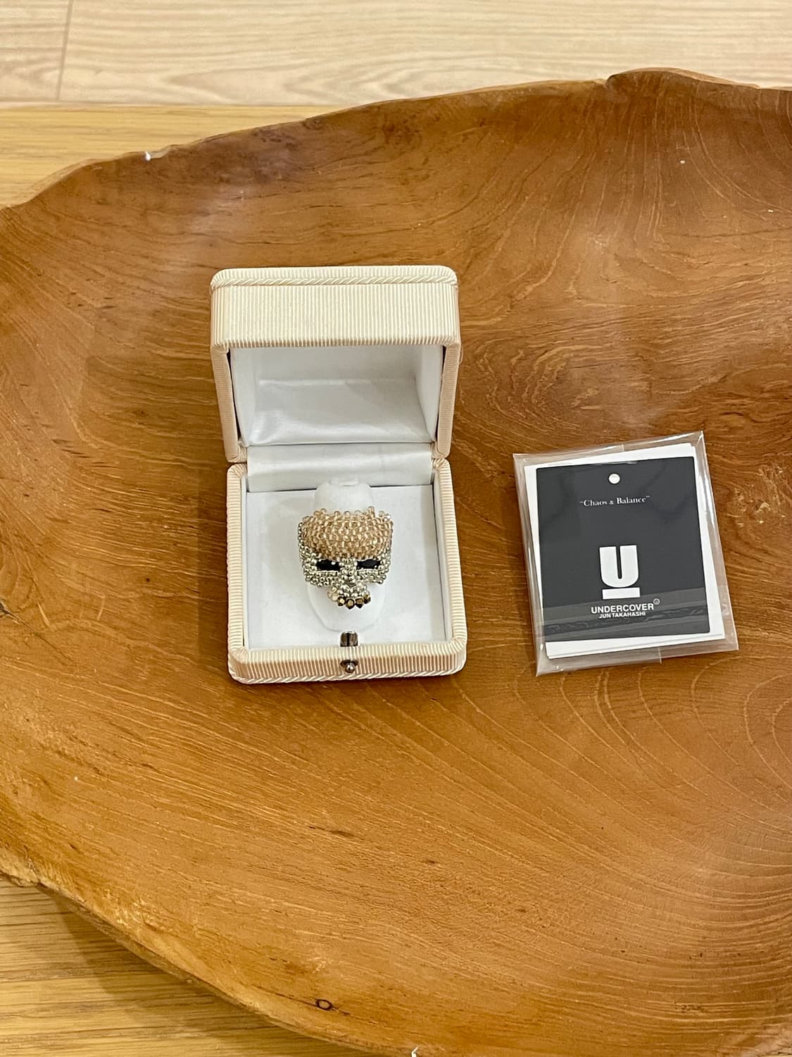 15AW 언더커버 “chaos&balance” skull ring 상품이미지2