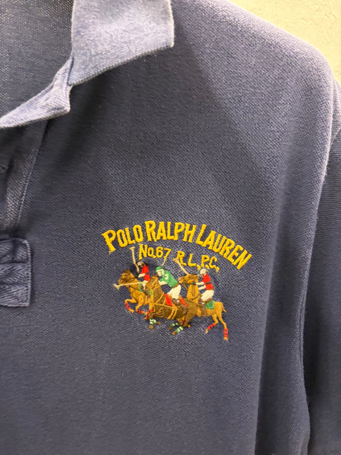 폴로 랄프로렌 네이비 커스텀핏 XL 상품이미지3