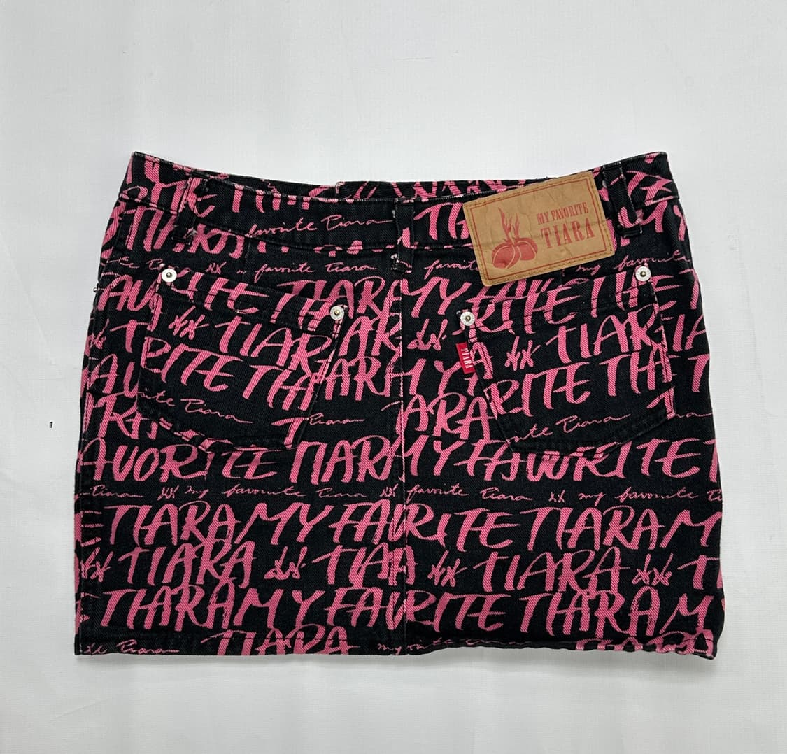 🎸데코라 핫핑크 코디세트🎸 오네갸루 시스루 미니 스커트 레이어드 상품이미지8