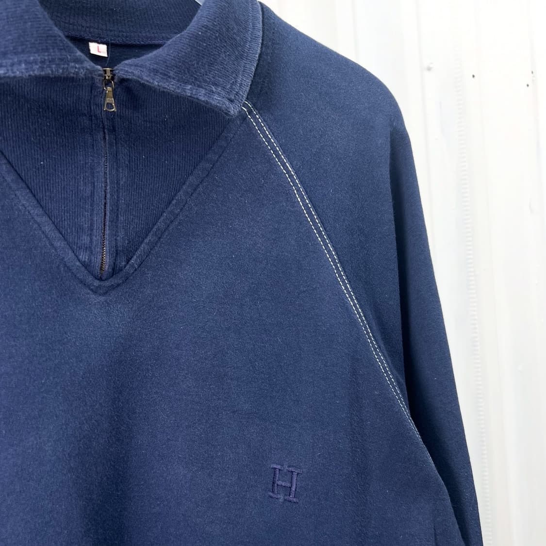 80s) Hermes half zip sweatshirt 상품이미지1
