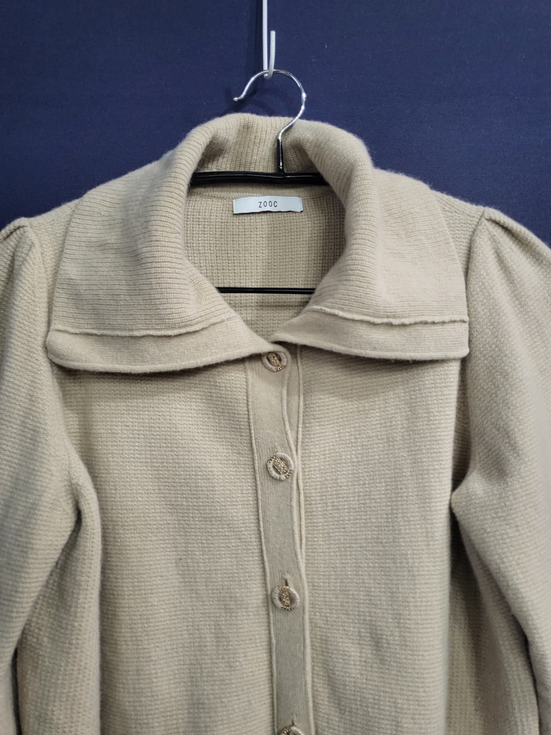 주크 빅카라 캐시미어 크롭 가디건 상품이미지3