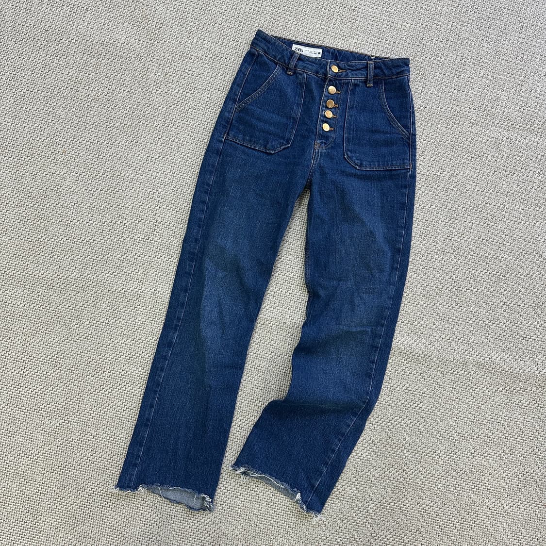 24 자라 하이라이즈 스트레이트 데님 0421D 상품이미지1