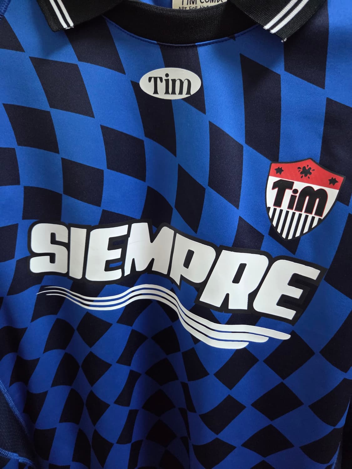 [FREE]TimComix 팀코믹스 실버,네이비 체커보드 싸커져지 상품이미지2