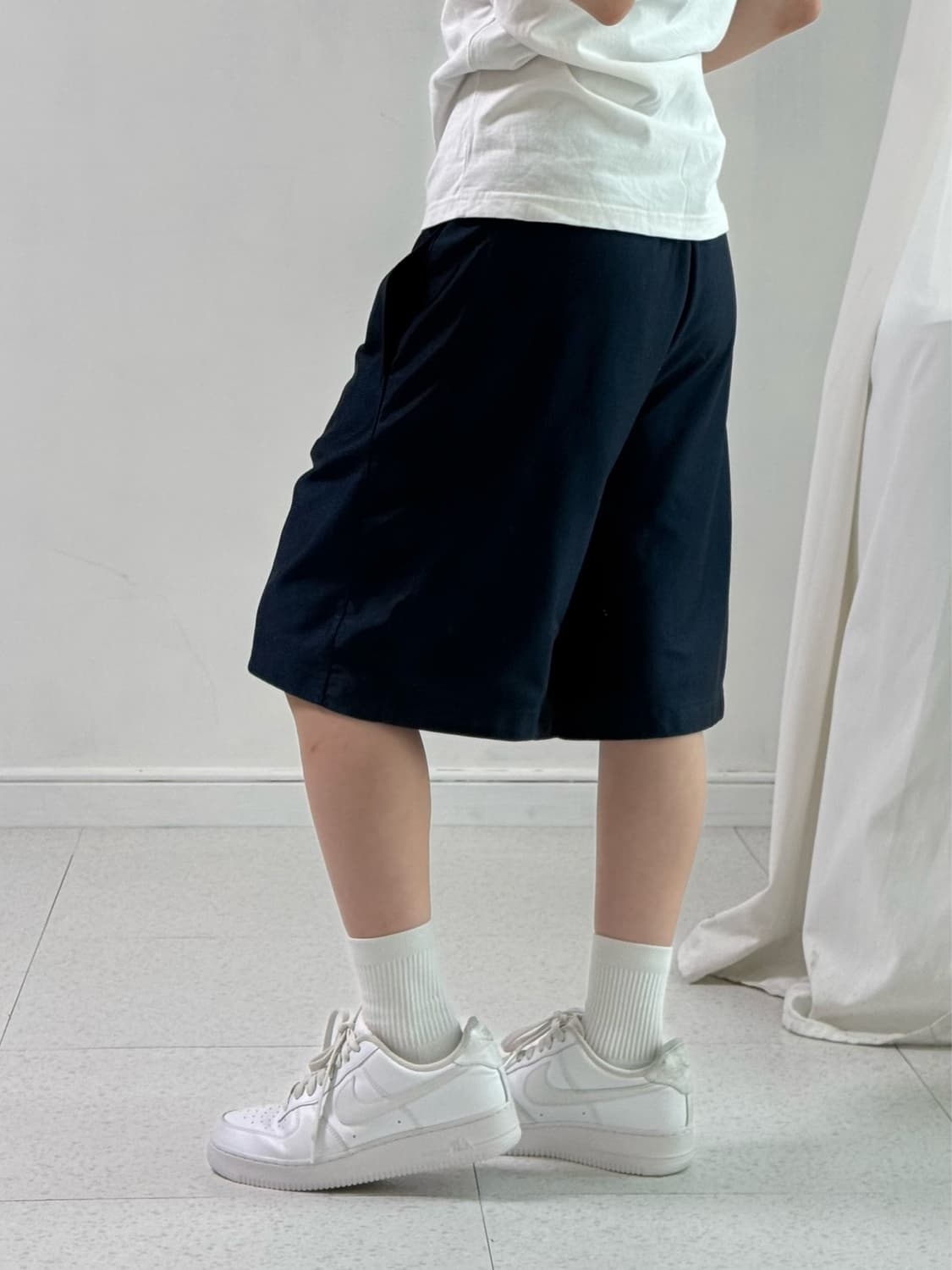 나이키 네이비 버뮤다 팬츠 상품이미지3