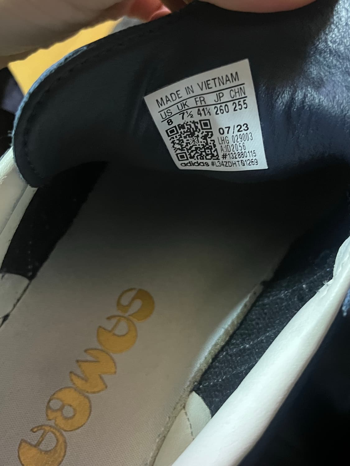 아디다스 삼바 OG 네이비 260 상품이미지4