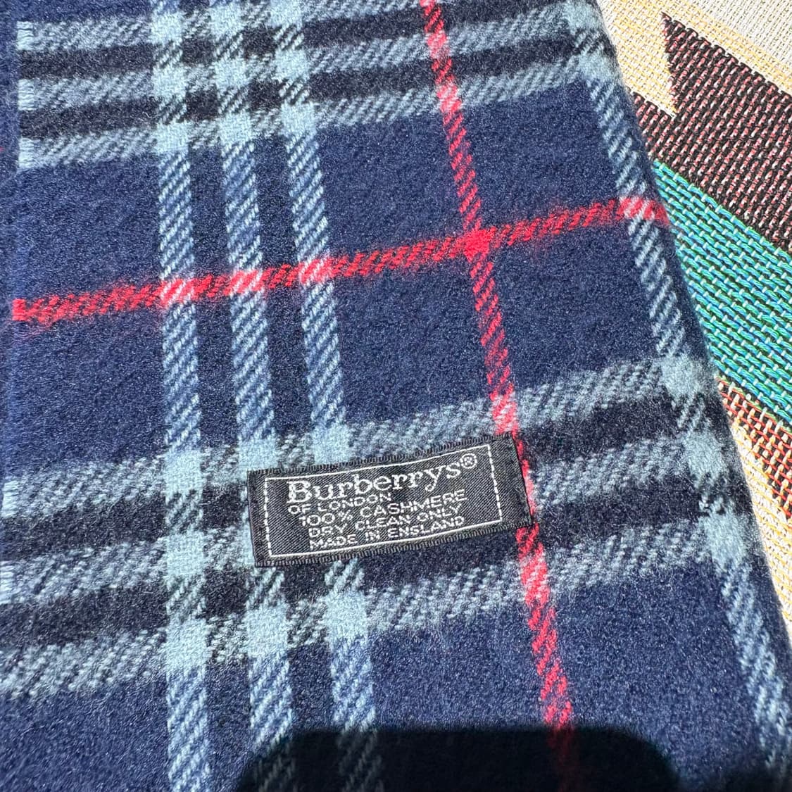 버버리 빈티지 채크패턴 머플러 상품이미지3