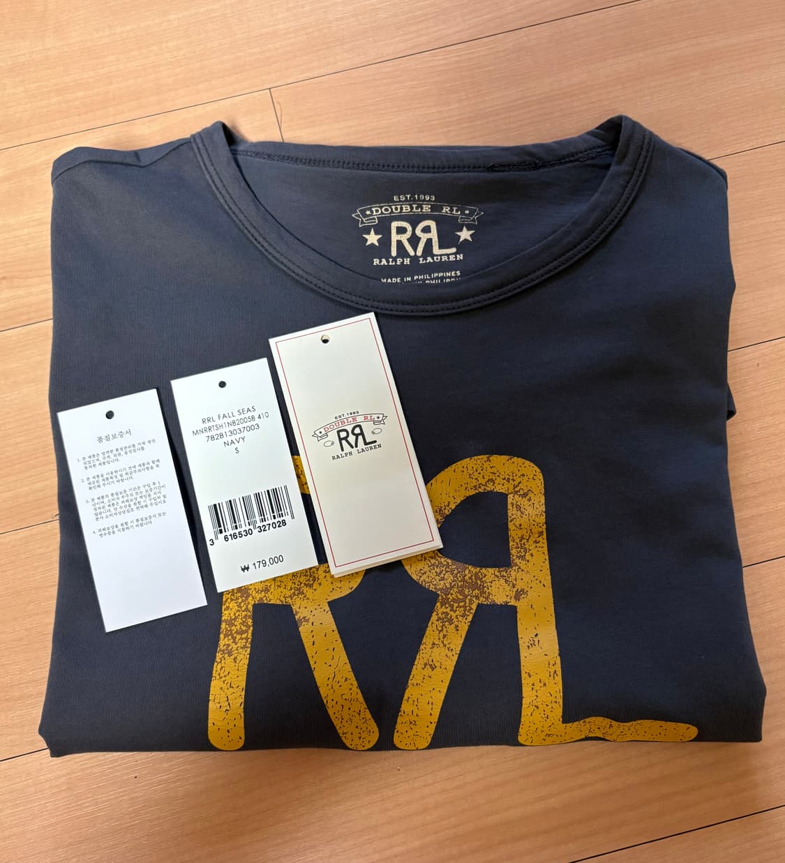 RRL 남성 로고 코튼 저지 티셔츠 상품이미지5