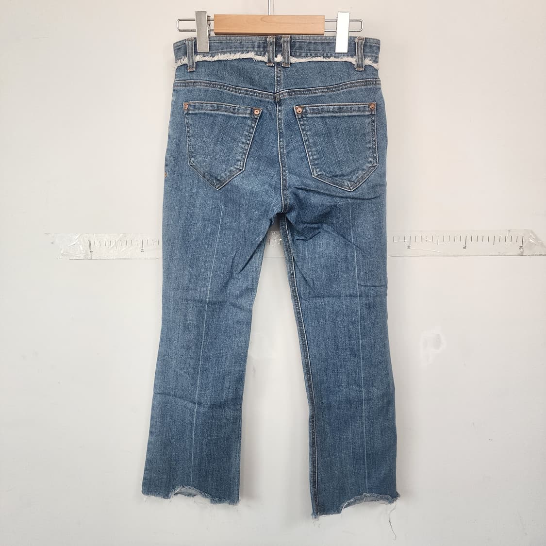 럭키슈에뜨 데님 부츠컷 청바지 상품이미지4