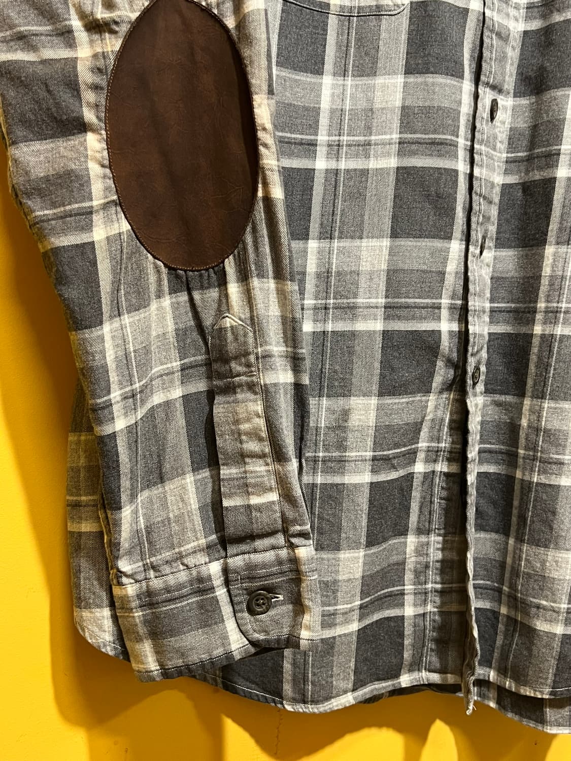 [L] 폴로 랄프로렌 플란넬 엘보 패치 클래식 체크 셔츠 상품이미지4