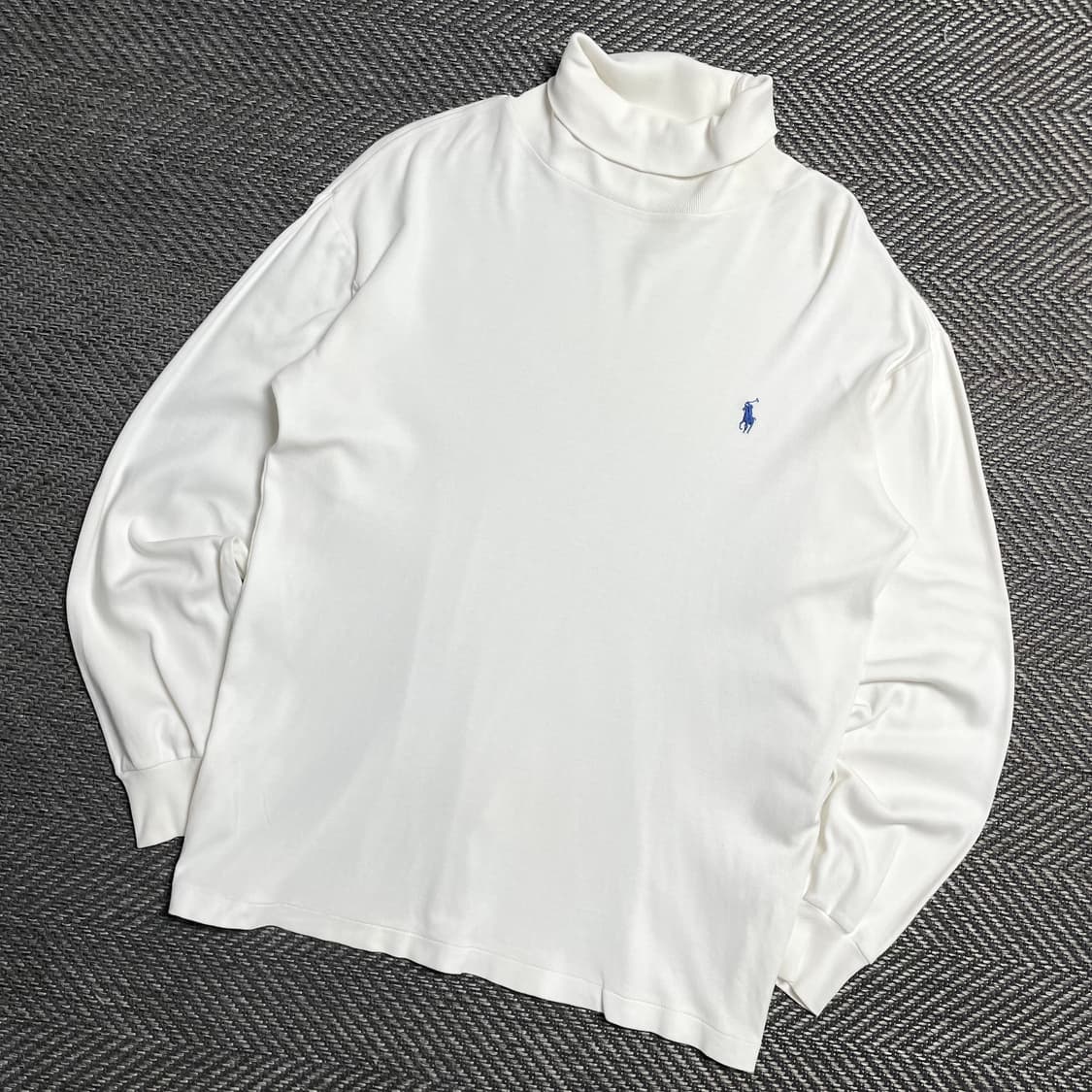 폴로 랄프로렌 포니 터틀넥 긴팔 티셔츠 화이트y 5364 상품이미지1