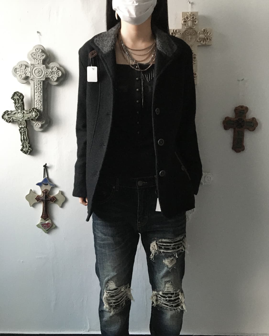 Kansai bis woolen jacket 상품이미지5