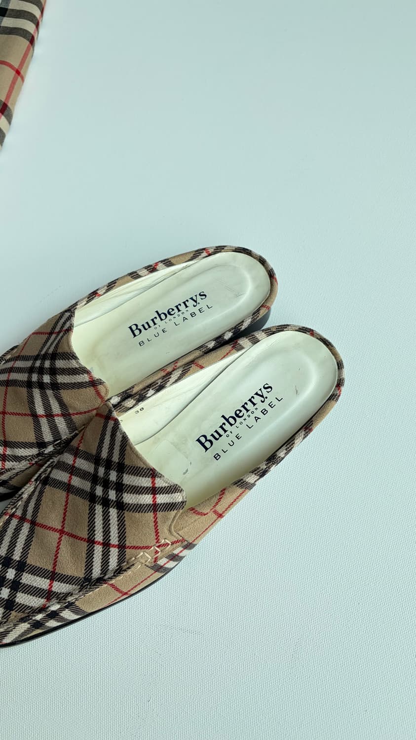 버버리 체크뮬 로퍼 상품이미지5