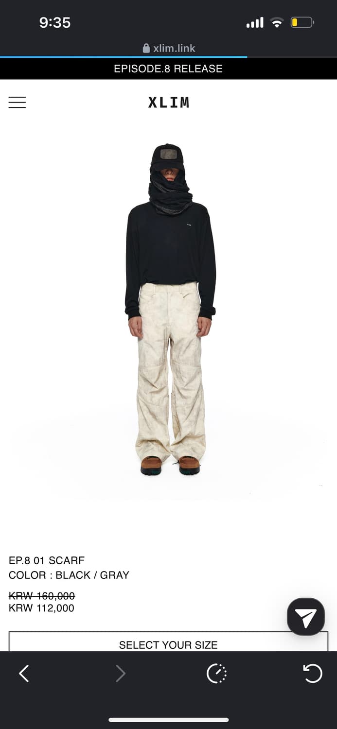 엑슬림 스카프 ep 8 구합니다 상품이미지1