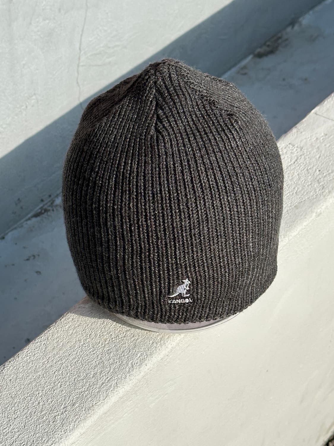 [F] 캉골 로고 그레이 비니 모자 상품이미지3